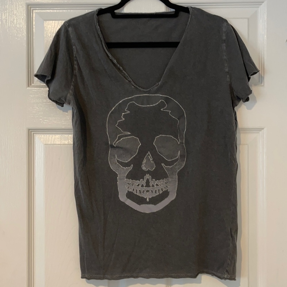 Zadig and Voltaire Skull Graphic Tee